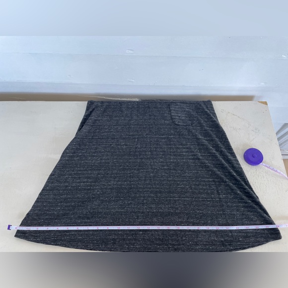 4/25 Charcoal Grey with Sparkle Stripes Pretty Young Thing Racerback Tank - Picture 5 of 7